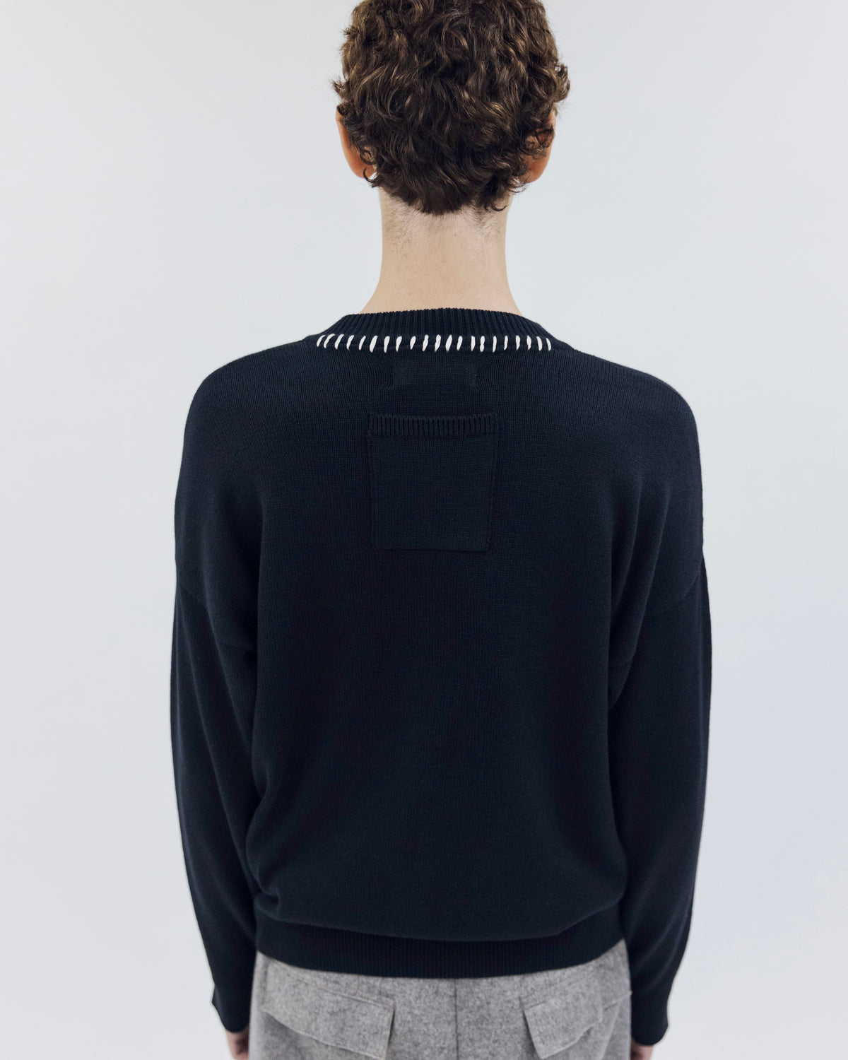 CREWNECK CARDIGAN